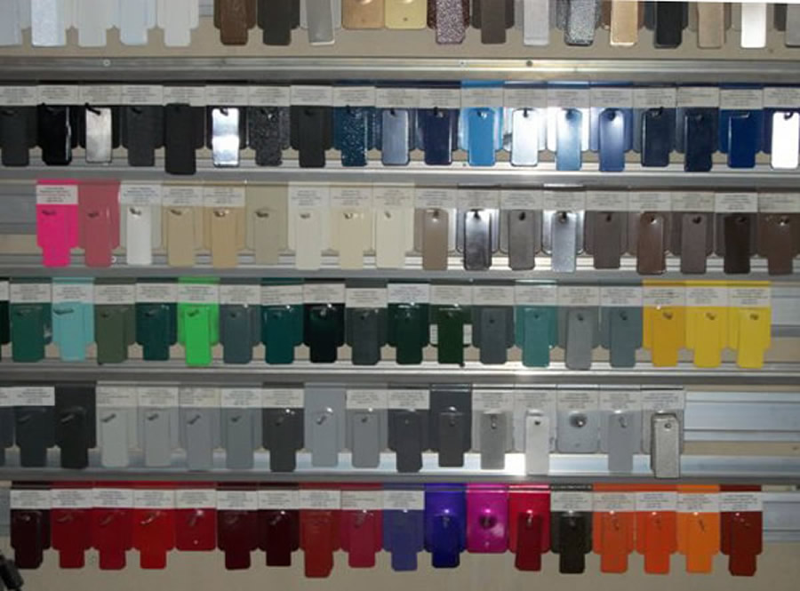 Powder Coat Paint Colors - High Gloss Finishes
